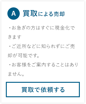 買取による売却